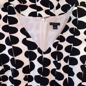 Ann Taylor formal dress black/white size 8
